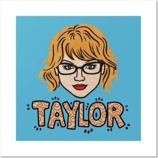 Taylor Cartoon Posters and Art